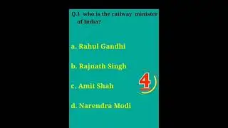Who is the railway minister of india??#viral #shorts