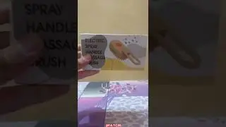 Unboxing Of Electric Spray Handle Massage Brush #unboxing #brush #shorts