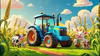 On the Farm with Tractor Tread | Fun Farmyard Kids Song