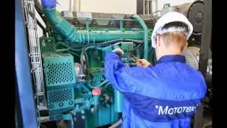 Монтаж дизель генератора GESAN DVA410E для завода Hitachi