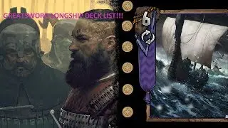Gwent Greatsword Longship top 1000 NA Deck List