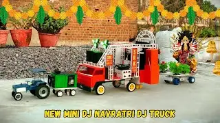 DIY Mini Dj Truck Durga Puja | Small mini dj navratri decoration ideas | Gauri Ganesh mini dj truck