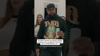 Rampage Jackson just AURA FARMED walking out for his WRESTLING DEBUT with 2 SUPERMODELS 🔥👀