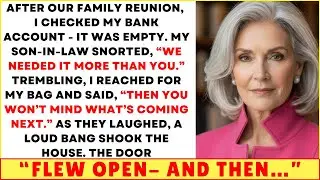 After Our Family Reunion, I Checked My Bank Account - It Was Empty. My SIL Snorted, 
