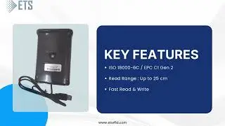 ETS-RD 02 | USB-Keyboard Emulator UHF RFID Reader & Writer | Eco Track Systems
