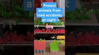 Protect animals from road accidents at night #scienceprojectideas #innovation #sciencproject #tlm
