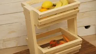 DIY Fruit/Veggie Storage Rack  - Koszyk na owoce i warzywa