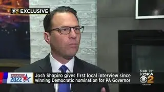 Shapiro talks race for PA Governor against Mastriano
