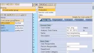 sap controlling training |  cost center accounting configuration |  cost center group