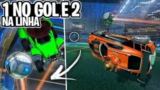 AQUELE CHUTE DE TR&Ecirc;S DEDOS LIND&Atilde;O! UM NO GOL E DOIS NA LINHA COM CURVEBALL! - Rocket League