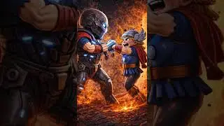 Baby Thor vs Alien | Short Epic Superhero Battle  #thor