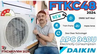 Meet the Daikin 2024 FTKC48 1.5 Ton 3 Star AC with DNNS Self Heal Feature