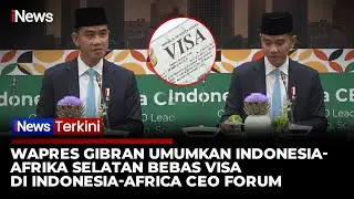 [FULL] Wapres Gibran Pidato Bahasa Inggris di Indonesia-Africa Ceo Forum | iNews Terkini (22/11)