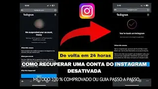 Como recuperar uma conta do Instagram desativada | Guia passo a passo (Método mais recente)