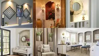 Home Decor Accent Wall Niches Entryway Design  || Wall Niches LED Light Style Wall  Decoration Ideas
