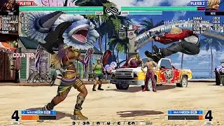 KOF XV: DARLI - 1002 Damage From Shatter Strike !