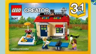 31067 A Modular Poolside Holiday LEGO&reg; Creator Manual at the Brickmanuals Instruction Archive