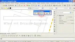 Video Tutorial Text freistellen mit Bricscad