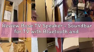 Review Bose TV Speaker - Soundbar for TV with Bluetooth and HDMI-ARC Connectivity, All-in-One Compac