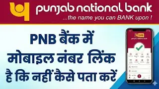 PNB Bank Me Link Number Kaise Check Kare 