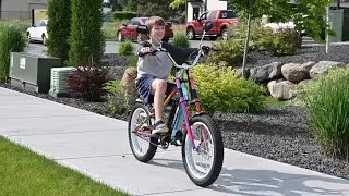 Chopper Style Electric Bike for Power Up Riding