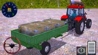 Part-1 Tractor driver cargo farming simulator game for you. try now #gaming