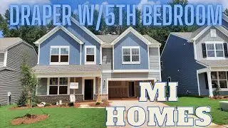 Draper plan with choice of a bedroom downstairs. MI Homes. New Homes in Charlotte NC