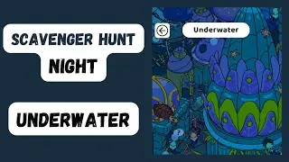 Scavenger Hunt Night - Underwater - Gameplay 🔍