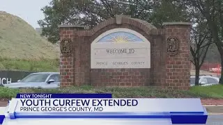 Prince George's County extends youth curfew through end of year