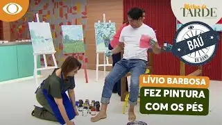 Baú Melhor da Tarde | Lívio Barbosa fez pintura mediúnica com os pés