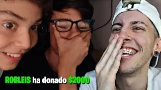 DONANDO 2.000 D&Oacute;LARES A UN STREAMER PEQUE&Ntilde;O | Robleis