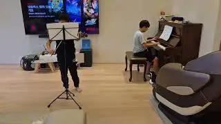 Viva La Vida(ft.SKY) #coldplay #violin #piano #music #Netflix배경무엇