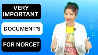 Norcet Eligibility Criteria 2026 || Required Document's 2026 || #nursing #norcet #exam #education