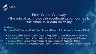 The role of technology in accelerating our journey to sustainability & data reliability