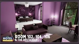 #4 | Hotel renovator | room 102 , 104 , 106 & restaurant