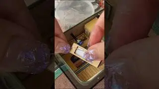 Собираем румбокс - аппарат с напитками в лапшичной #cuteshorts #миниатюра #roombox