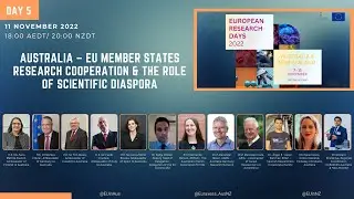 Research Cooperation & Role of Scientific Diaspora | Day 5 | European Research Days 2022 - Aus & NZ