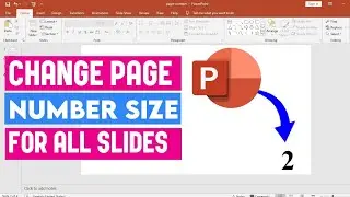Как увеличить размер номера слайда в PowerPoint