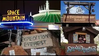 Every Disney World Mountain | Subscriber Thank You | Splash Mountain, Space Mountain, Big Thunder...