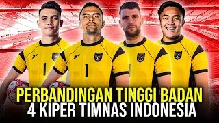 SIAPA PALING PENDEK? PERBANDINGAN TINGGI BADAN 4 KIPER TIMNAS INDONESIA PLUS EMIL AUDERO