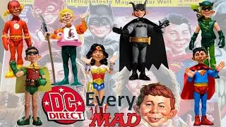 Every DC Direct M.A.D. MAD Mad Magazine Just-us-League of Stupid Heroes Spy vs. Spy Alfred E. Newman