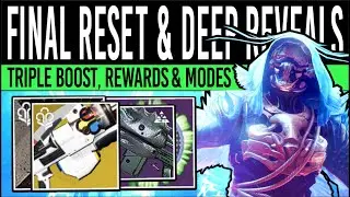 Destiny 2: TRIPLE BOOSTER & DEEP REVEALS! Final WEEK, New Rewards, Activities, Eververse (16th May)