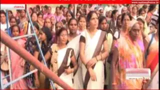 LUCKNOW: Health Mission Contract workers sitting hunger strike for 5 days