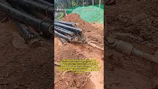 Extreme Hydraulic Soil Compaction Tool at Work in the Mud #HydraulicEngineering #USAEngineering