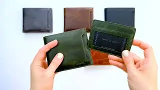 Hodica Dallas - Genuine Leather Kangaroo Wallet + Card Holder #leatherwallet #wallet #cardholder