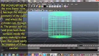 Maya 3d printing combine/boolean tutorial