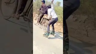 #Aaj skating Jalakar #Cycle media Dhak #Skating ChalteSamay #￼ Bhai Me Diya Thappad #Trendingshorts￼