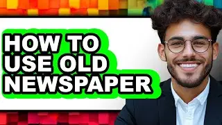 How to Use Old Newspaper - Step by Step