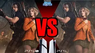 PS5 Pro VS PS5 Resident Evil 4 Remake - Gameplay FR
