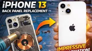 iPhone 13 Back Panel Replacement 🔥 Full Repair Process | Before After Result